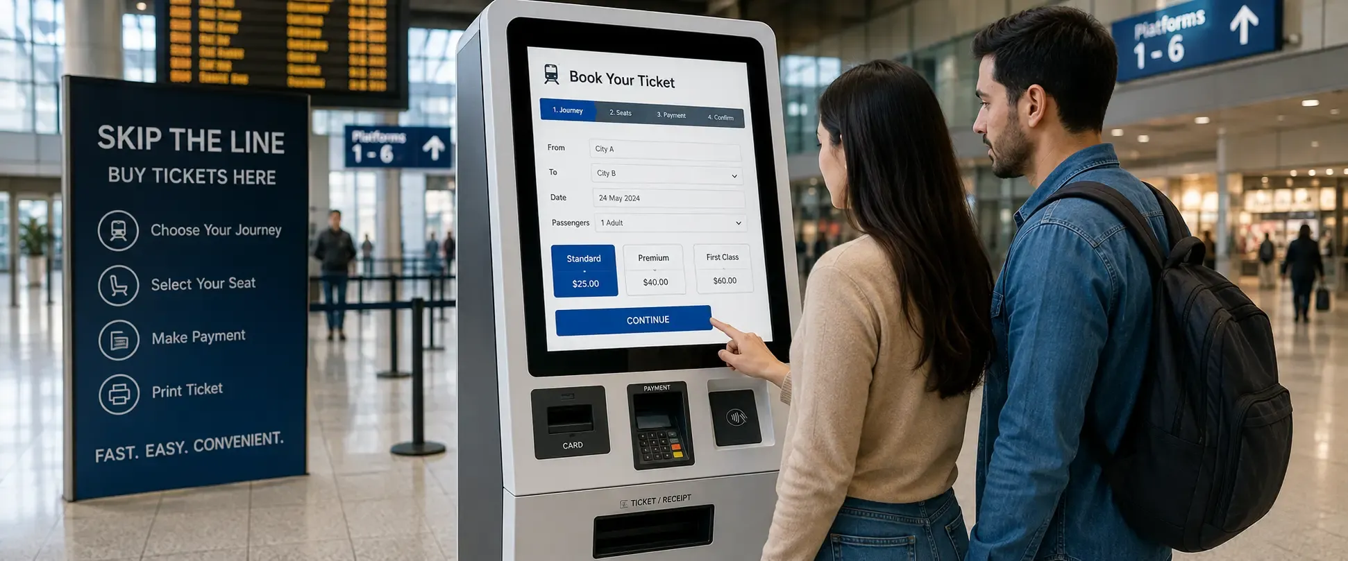 TICKETING KIOSK