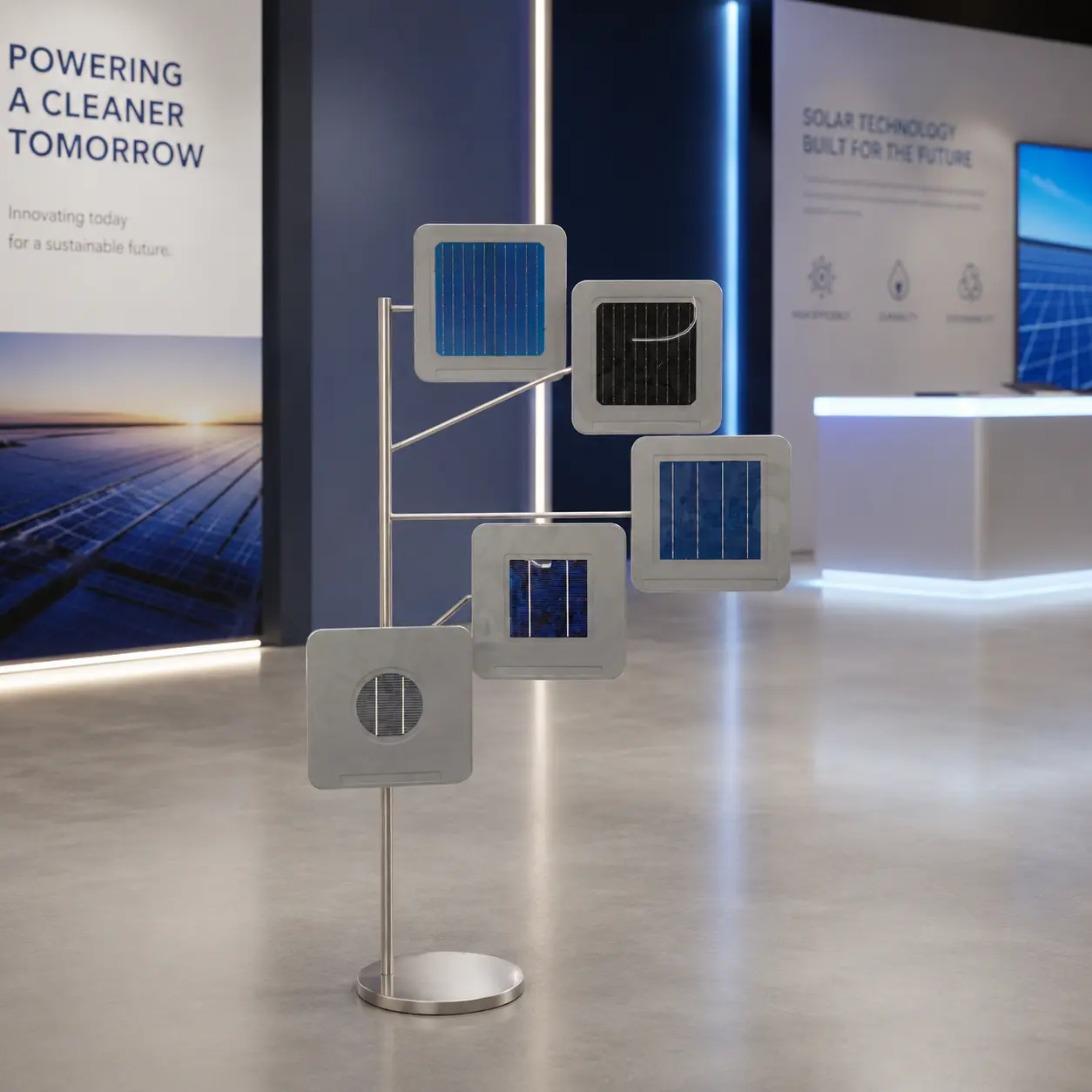 Solar Cell Evolution Exhibition Display Model