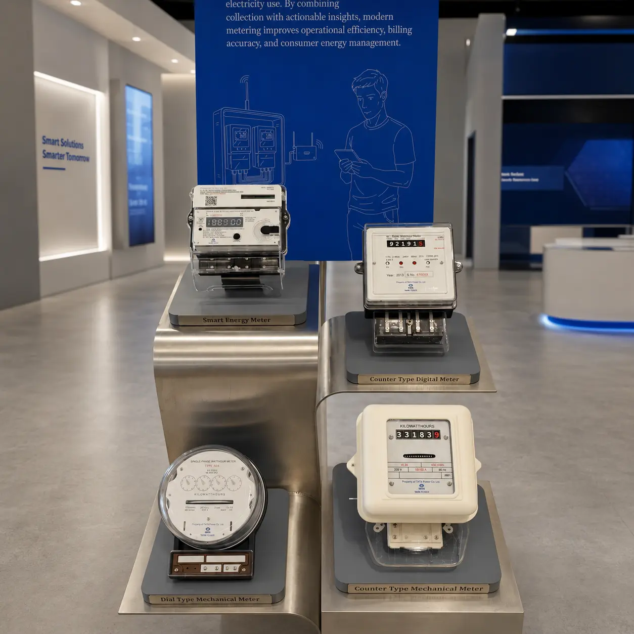 Tata Power Energy Meter Evolution Exhibition Model