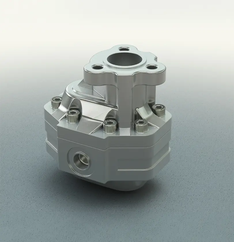 PTO Pump Hydraulic Gear Pump CAD Design